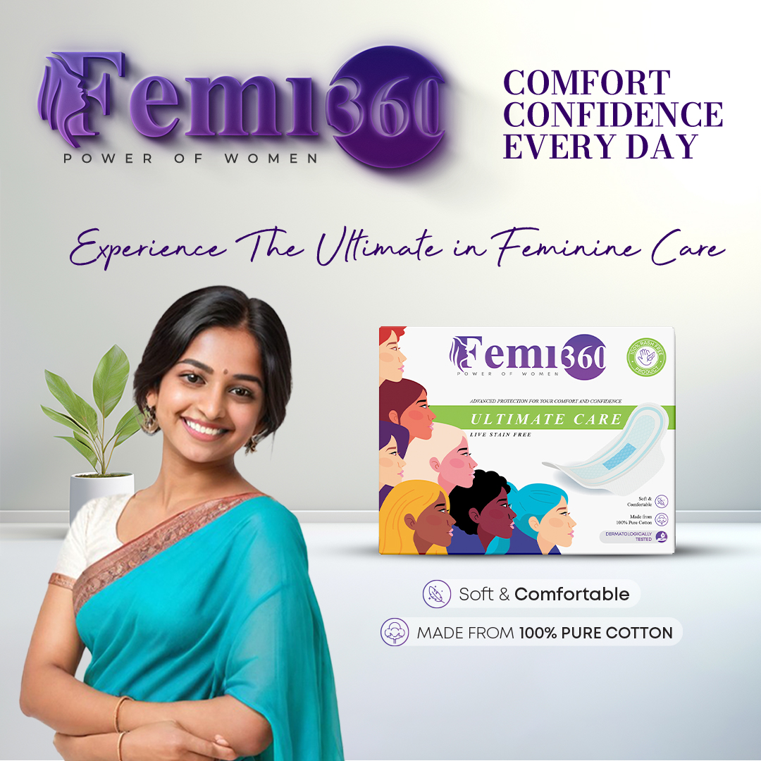 FEMI360 campaign - comfort confidence every day