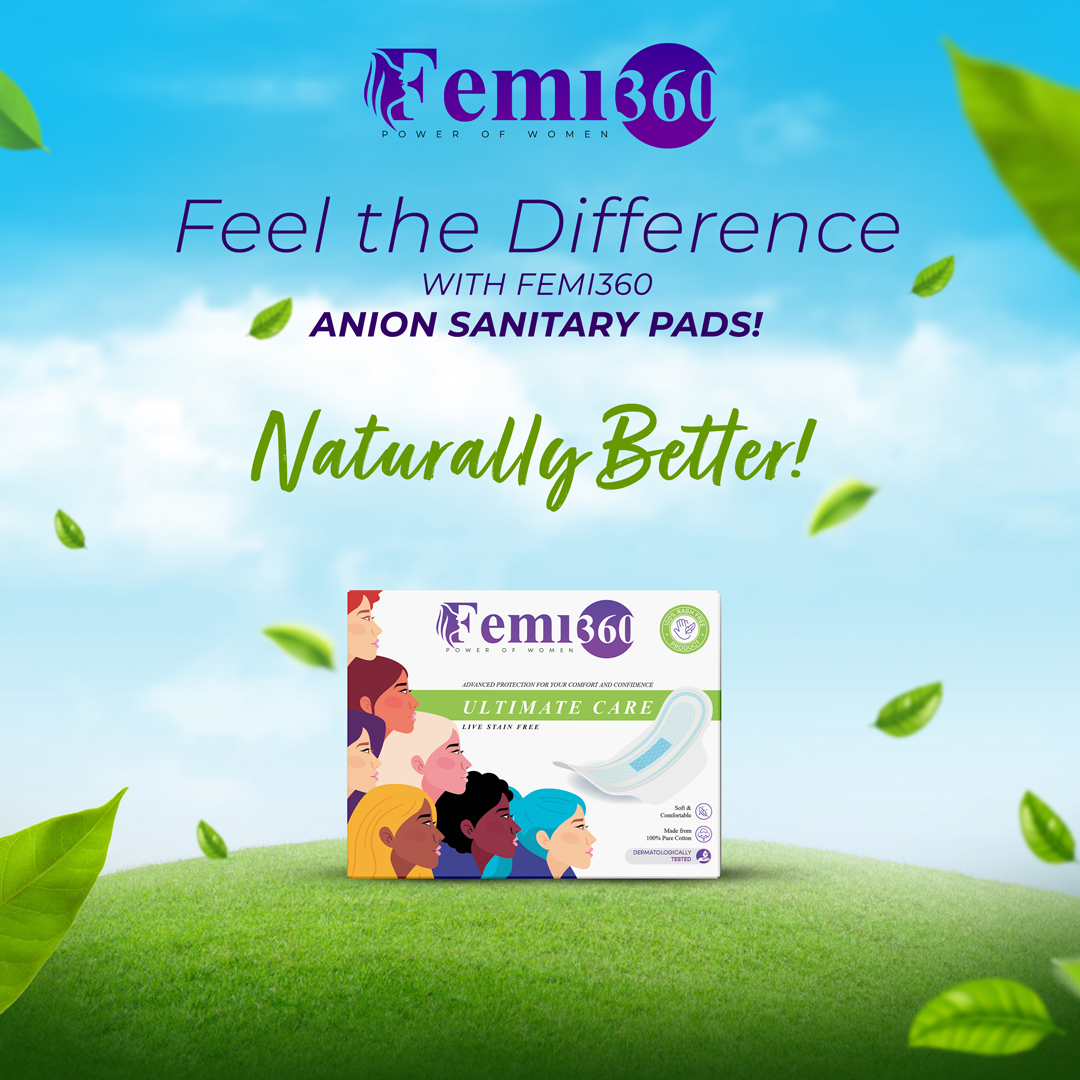 FEMI360 pad with pure cotton