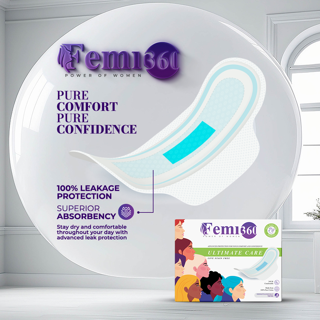FEMI360 campaign - pure comfort pure confidence