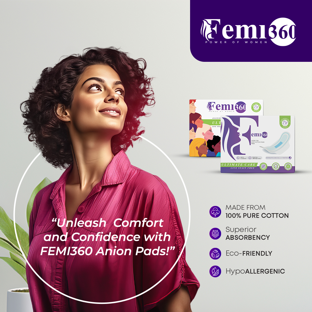 FEMI360 campaign - anion sanitary pads